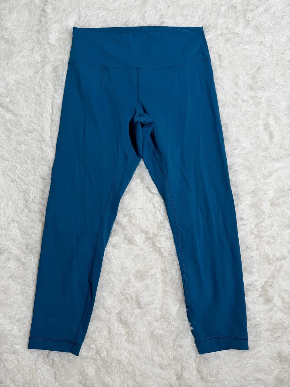 lululemon athletica Size 12 Align Teal Blue Leggings pants workout Pilates yoga